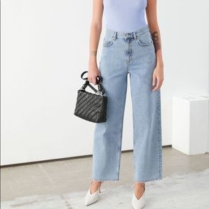 BRAND NEW & Other Stories High Rise Wide Leg Denim